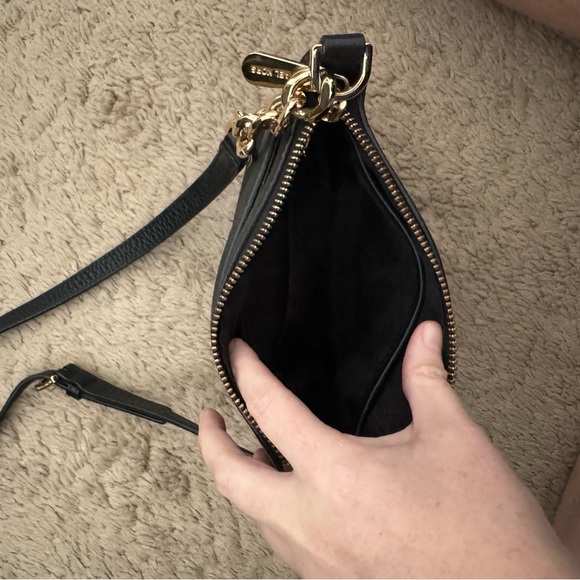 Michael Kors Pebbled Black Crossbody Bag - Picture 4 of 5